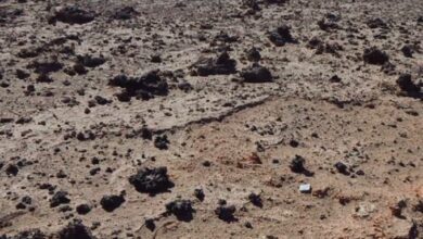 Explosión cometa campos de vidrio de Atacama