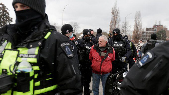 Canadá Empieza A Arrestar Manifestantes • Once Noticias