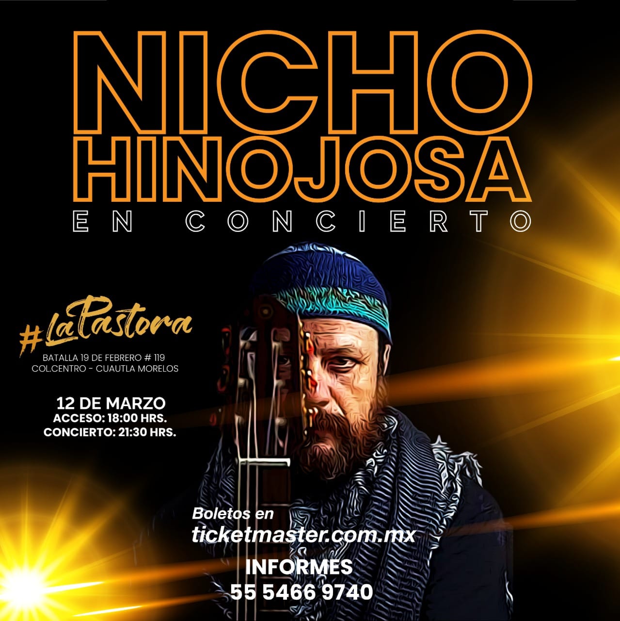 Nicho Hinojosa prepara conciertos con concepto bohemio • Once Noticias