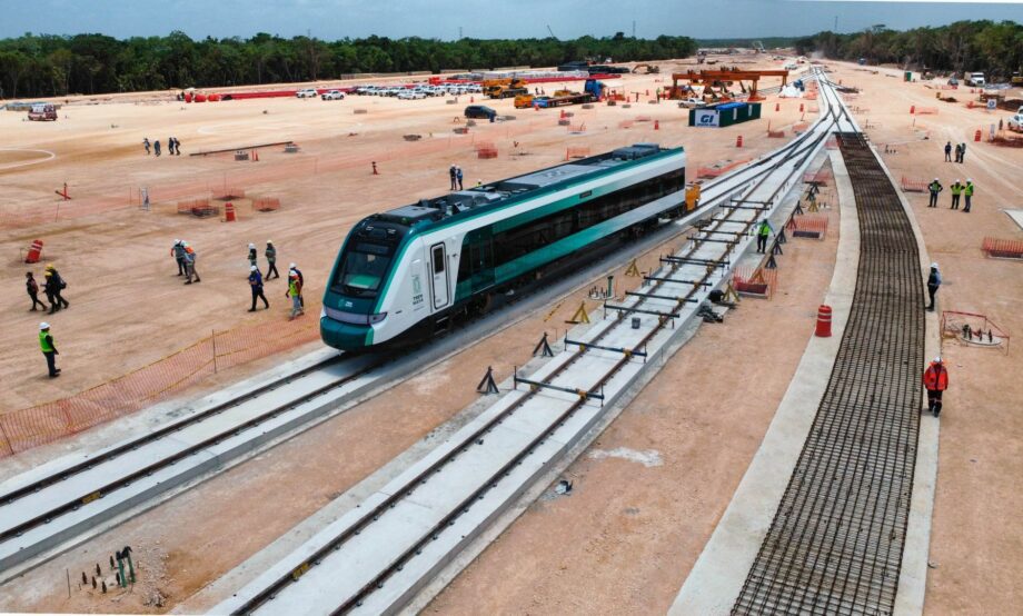 Se han concluido 224 de los 234 kilómetros que comprende este trayecto del Tren Maya, lo que es un avance del 98%.